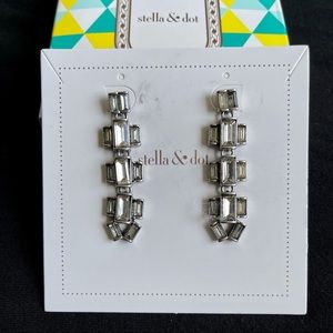 Stella & Dot Hayley Baguette Earrings